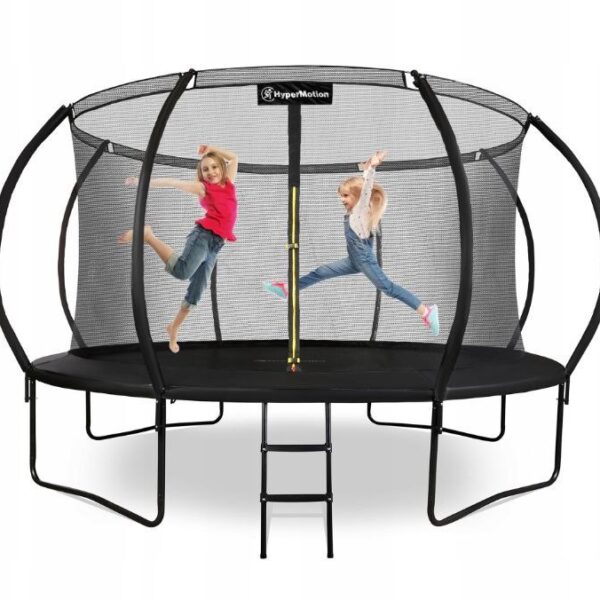 Store trampolina ogrodowa dla dzieci 14ft z drabinką i siatką Łatwy montaż